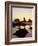 Sunset and Seastacks, Bandon Beach, Oregon, USA-Darrell Gulin-Framed Photographic Print