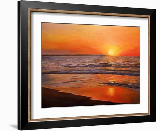 Sunset and Tranquility, 2008-Kevin Parrish-Framed Giclee Print