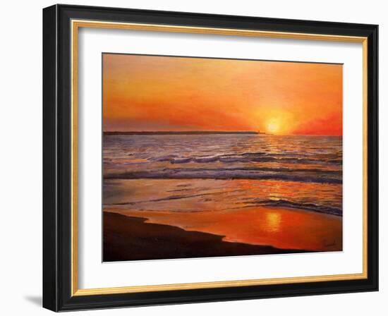 Sunset and Tranquility, 2008-Kevin Parrish-Framed Giclee Print