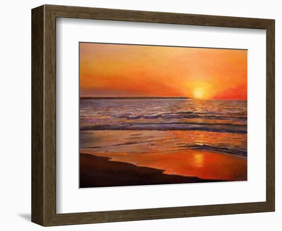 Sunset and Tranquility, 2008-Kevin Parrish-Framed Giclee Print