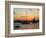 Sunset and Yachts, The Broadwater, Gold Coast, Queensland, Australia-David Wall-Framed Photographic Print