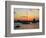 Sunset and Yachts, The Broadwater, Gold Coast, Queensland, Australia-David Wall-Framed Photographic Print