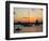 Sunset and Yachts, The Broadwater, Gold Coast, Queensland, Australia-David Wall-Framed Photographic Print