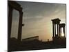 Sunset, Archaelogical Ruins, Palmyra, Unesco World Heritage Site, Syria, Middle East-Christian Kober-Mounted Photographic Print