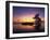 Sunset, Ari Atoll, White Sands Island and Resort-Angelo Cavalli-Framed Photographic Print