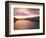 Sunset, Arno River, Tuscany, Italy-Walter Bibikow-Framed Photographic Print