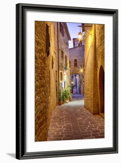 Sunset around Scorcio Nei Pressi Di Santa Maria Maggiore Assisi-Terry Eggers-Framed Photographic Print