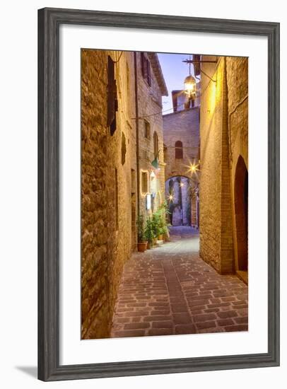 Sunset around Scorcio Nei Pressi Di Santa Maria Maggiore Assisi-Terry Eggers-Framed Photographic Print