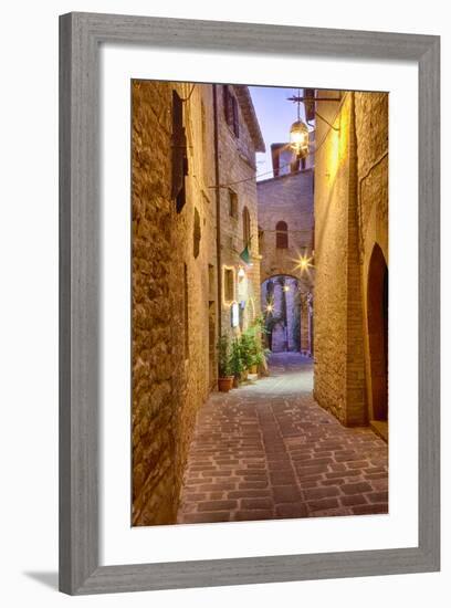 Sunset around Scorcio Nei Pressi Di Santa Maria Maggiore Assisi-Terry Eggers-Framed Photographic Print
