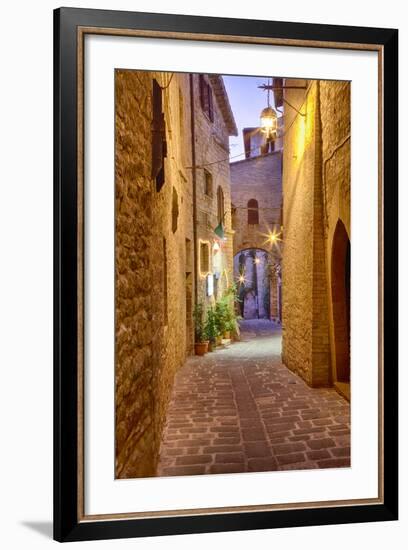 Sunset around Scorcio Nei Pressi Di Santa Maria Maggiore Assisi-Terry Eggers-Framed Photographic Print