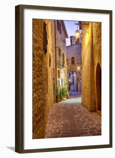 Sunset around Scorcio Nei Pressi Di Santa Maria Maggiore Assisi-Terry Eggers-Framed Photographic Print