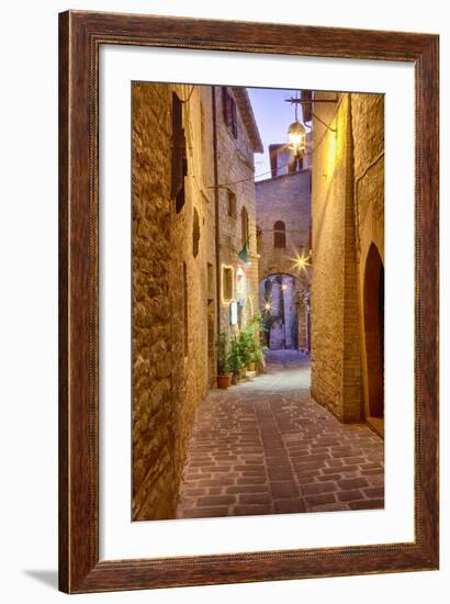 Sunset around Scorcio Nei Pressi Di Santa Maria Maggiore Assisi-Terry Eggers-Framed Photographic Print