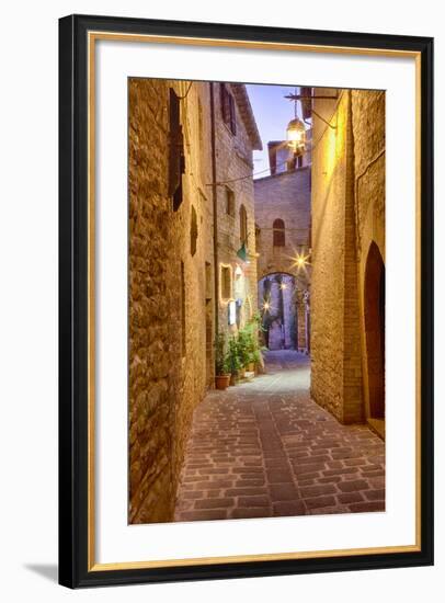 Sunset around Scorcio Nei Pressi Di Santa Maria Maggiore Assisi-Terry Eggers-Framed Photographic Print