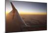 Sunset at 35,000 Feet Above La Palma, Canary Islands, Spain, 2009-Peter Thompson-Mounted Photographic Print