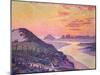 Sunset at Ambleteuse, Pas-De-Calais, 1899-Théo van Rysselberghe-Mounted Giclee Print