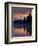 Sunset at An Unnamed Lake Near Salmo Lake, Alaska Highway, Yukon Territory, Canada, North America-James Hager-Framed Photographic Print