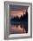 Sunset at An Unnamed Lake Near Salmo Lake, Alaska Highway, Yukon Territory, Canada, North America-James Hager-Framed Photographic Print