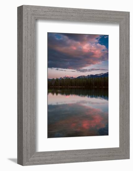 sunset at Annette Lake-Belinda Shi-Framed Photographic Print