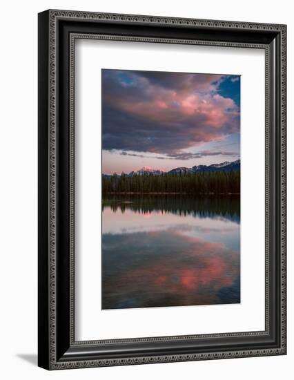 sunset at Annette Lake-Belinda Shi-Framed Photographic Print