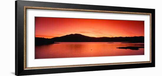 Sunset at Ashokan Reservoir, Catskill Forest Preserve Near Woodstock, New York-null-Framed Photographic Print