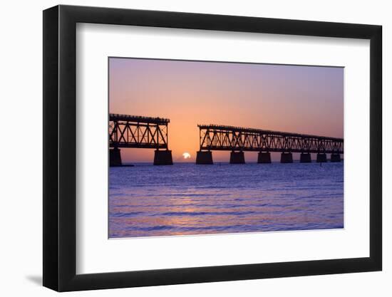 Sunset at Bahia Honda State Park in Florida-Fotomak-Framed Photographic Print