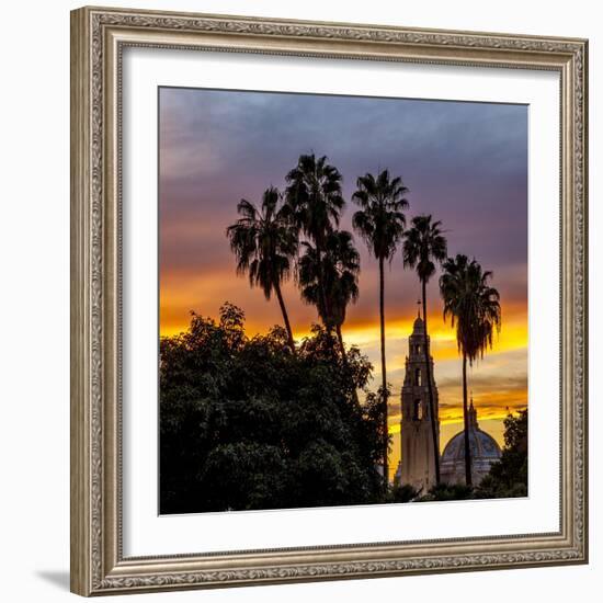 Sunset at Balboa Park in San Diego, Ca-Andrew Shoemaker-Framed Photographic Print