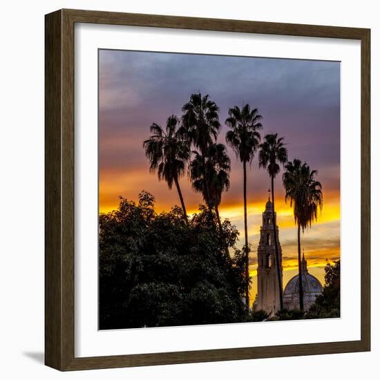 Sunset at Balboa Park in San Diego, Ca-Andrew Shoemaker-Framed Photographic Print