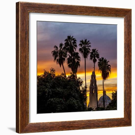 Sunset at Balboa Park in San Diego, Ca-Andrew Shoemaker-Framed Photographic Print