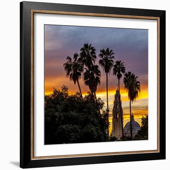 Sunset at Balboa Park in San Diego, Ca-Andrew Shoemaker-Framed Photographic Print