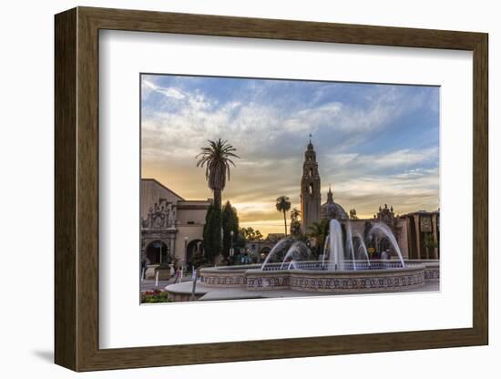 Sunset at Balboa Park in San Diego, Ca-Andrew Shoemaker-Framed Photographic Print