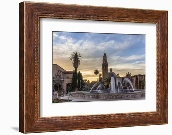 Sunset at Balboa Park in San Diego, Ca-Andrew Shoemaker-Framed Photographic Print