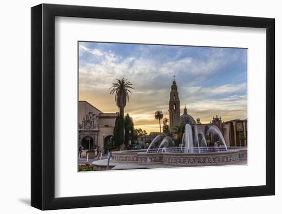 Sunset at Balboa Park in San Diego, Ca-Andrew Shoemaker-Framed Photographic Print