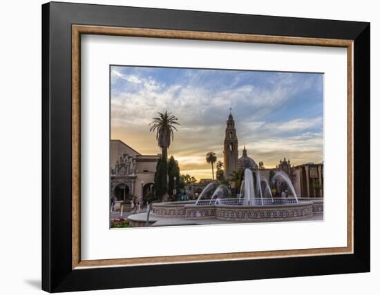 Sunset at Balboa Park in San Diego, Ca-Andrew Shoemaker-Framed Photographic Print