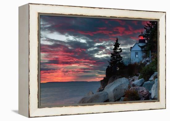 Sunset at Bass Harbor-Vincent James-Framed Premier Image Canvas