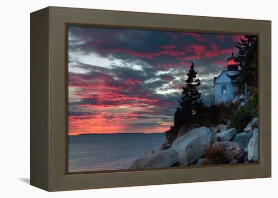 Sunset at Bass Harbor-Vincent James-Framed Premier Image Canvas