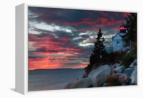 Sunset at Bass Harbor-Vincent James-Framed Premier Image Canvas