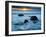 Sunset at Beach on Martha's Vineyard During Winter-James Shive-Framed Photographic Print