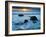 Sunset at Beach on Martha's Vineyard During Winter-James Shive-Framed Photographic Print