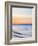 Sunset at Beach with Waves-James Shive-Framed Photographic Print