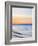 Sunset at Beach with Waves-James Shive-Framed Photographic Print