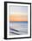 Sunset at Beach with Waves-James Shive-Framed Photographic Print