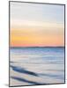 Sunset at Beach with Waves-James Shive-Mounted Photographic Print