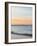 Sunset at Beach with Waves-James Shive-Framed Photographic Print