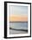 Sunset at Beach with Waves-James Shive-Framed Photographic Print