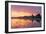 Sunset at Bosham in West Sussex-Chris Button-Framed Photographic Print