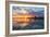 Sunset at Bosham in West Sussex-Chris Button-Framed Photographic Print