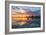 Sunset at Bosham in West Sussex-Chris Button-Framed Photographic Print