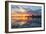 Sunset at Bosham in West Sussex-Chris Button-Framed Photographic Print