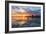 Sunset at Bosham in West Sussex-Chris Button-Framed Photographic Print