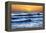 Sunset at Brighton Beach, Sussex, England, United Kingdom, Europe-Mark Mawson-Framed Premier Image Canvas